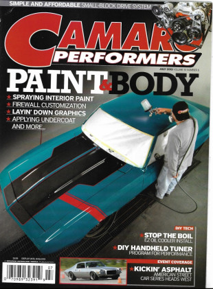 CAMARO PERFORMERS 2013 JULY - PAINT & BODY, GRAPHICS, COOLER INST, UNDERCOAT